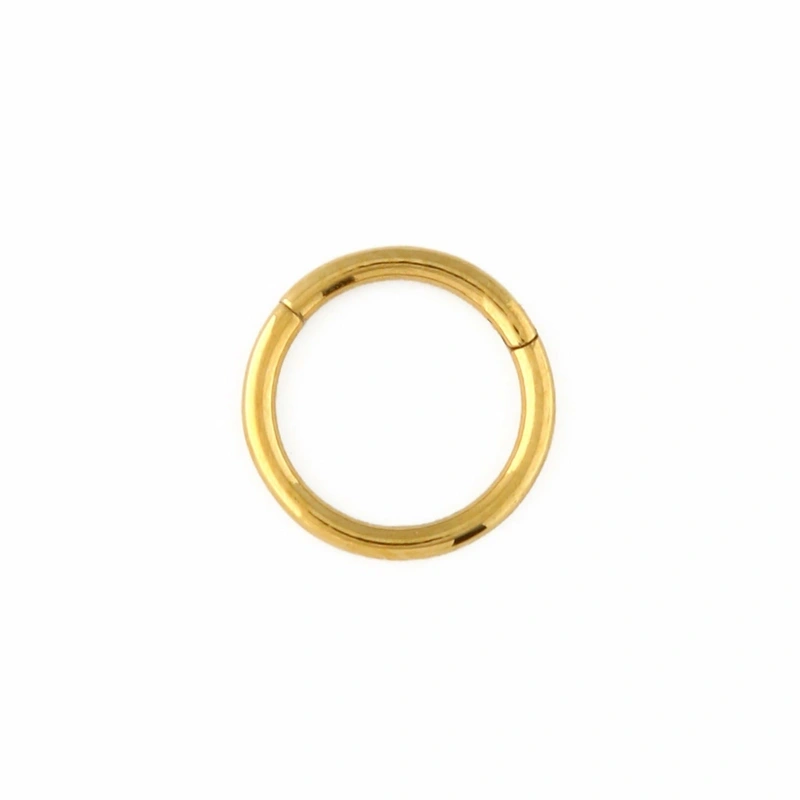 Clean Metal Clicker Hoop 8mm – Gold